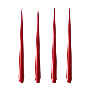 ester & erik ljus lackad 4-pack - winter berry, 32 cm - ester & erik