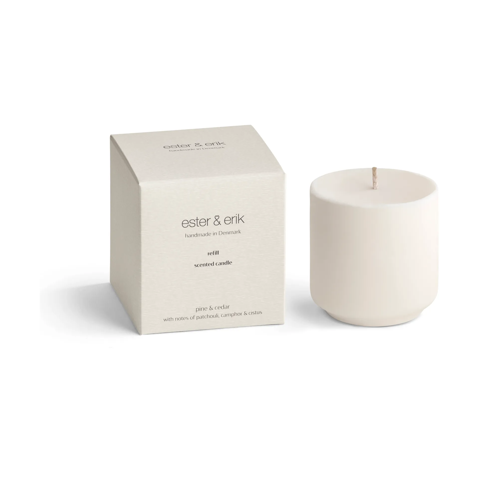 Refill ester & erik doftljus, Pine & cedar ester & erik