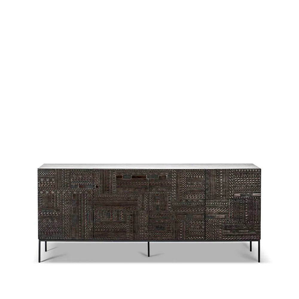 Ancestors Tabwa sideboard, Teak 4 dörrar Ethnicraft