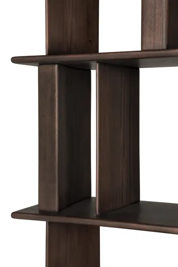 Block bokhylla - Espresso matte mahogany, 120x207 cm - Ethnicraft