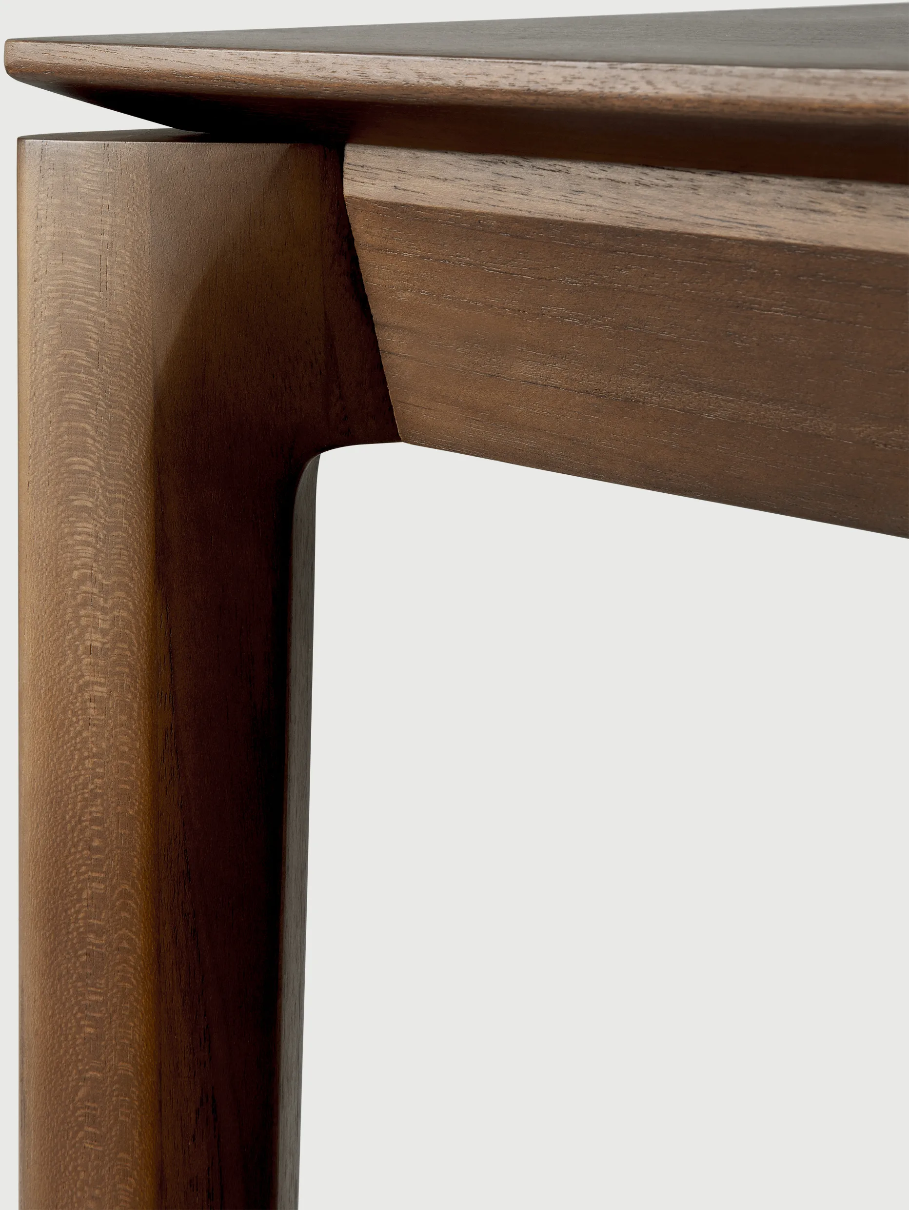 Bok bänk, Mörkbetsad teak 186 cm Ethnicraft