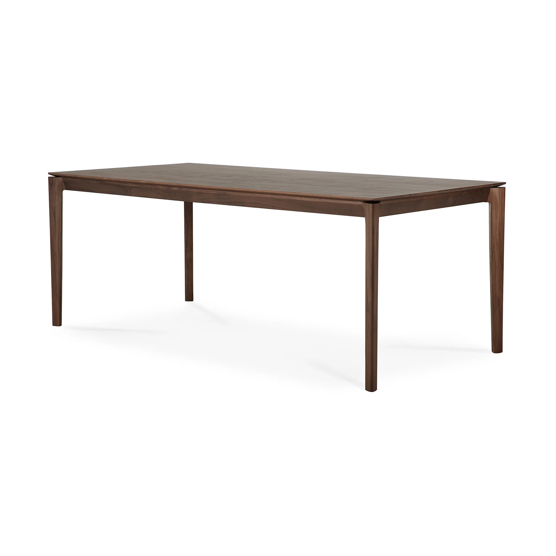 Bok matbord 200x95 cm, Lackad teak brown Ethnicraft