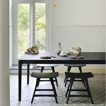 Bok matbord 220x95 cm - Svartbetsad ek - Ethnicraft
