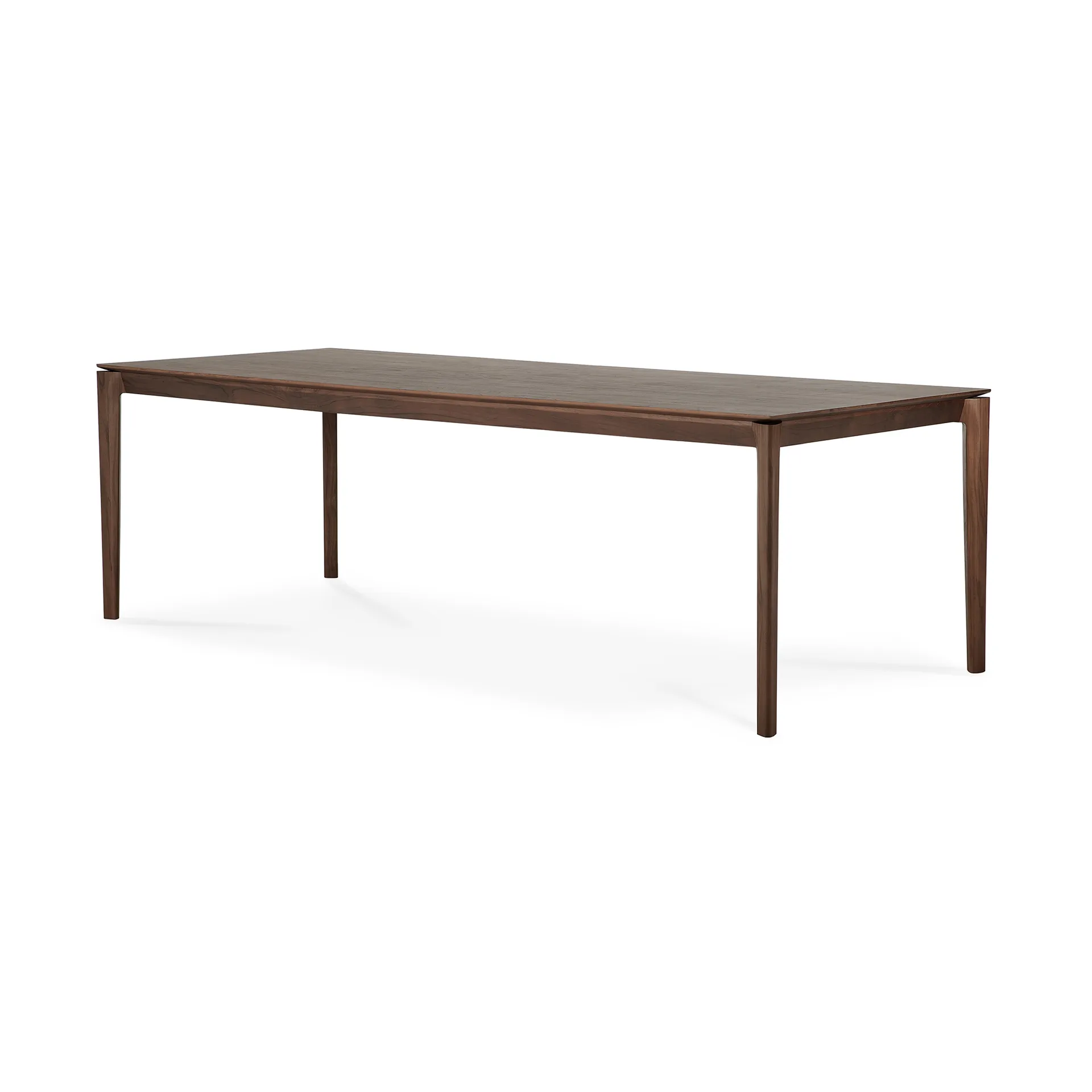 Bok matbord 240x100 cm, Lackad teak brown Ethnicraft
