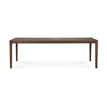 Bok matbord 240x100 cm - Lackad teak brown - Ethnicraft