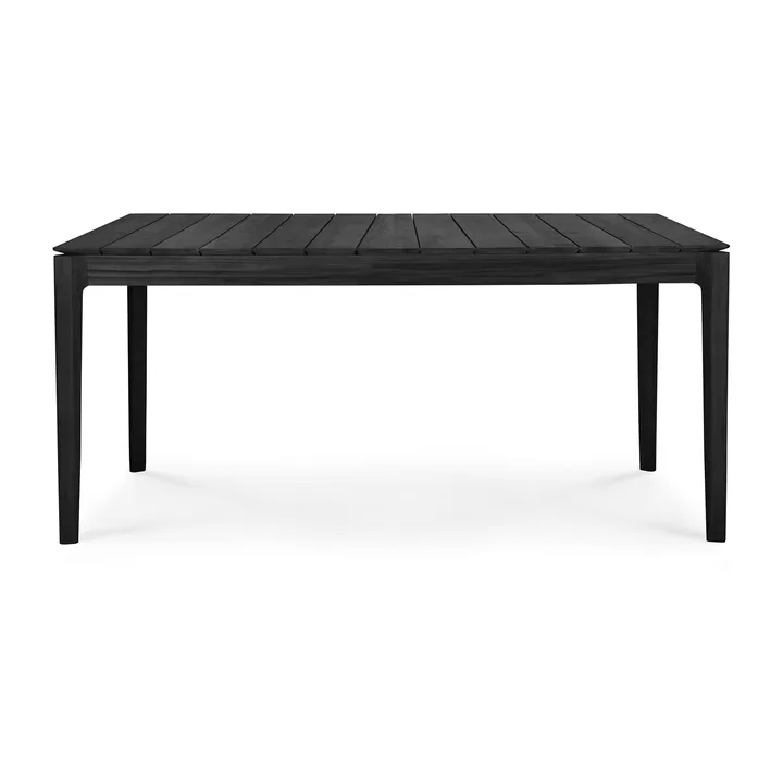 Bok outdoor matbord svartbetsad teak - 162x80 cm - Ethnicraft