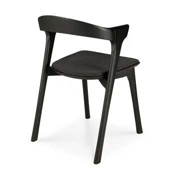 Bok stol - Brun ek-tyg soft black - Ethnicraft