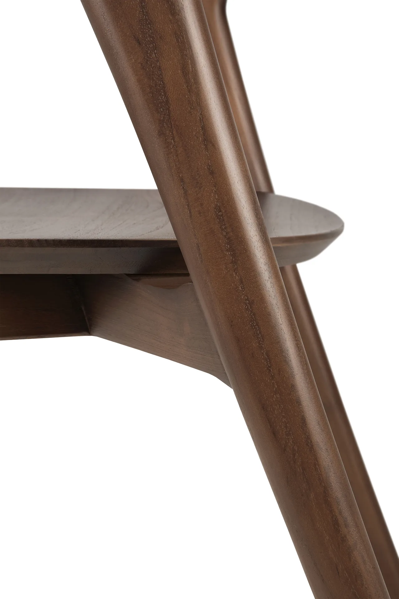 Bok stol, Lackad teak brown Ethnicraft