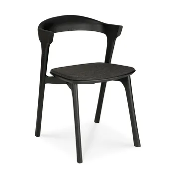 Bok stol - Svartlackerad ek-tyg Soft black - Ethnicraft