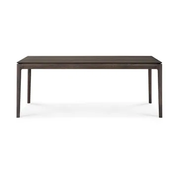 Bok utdragbart matbord - Brunlackerad ek, 100x200/300 cm - Ethnicraft