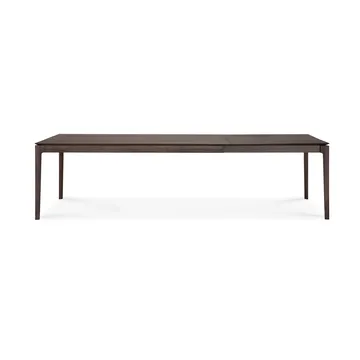 Bok utdragbart matbord - Brunlackerad ek, 100x200/300 cm - Ethnicraft