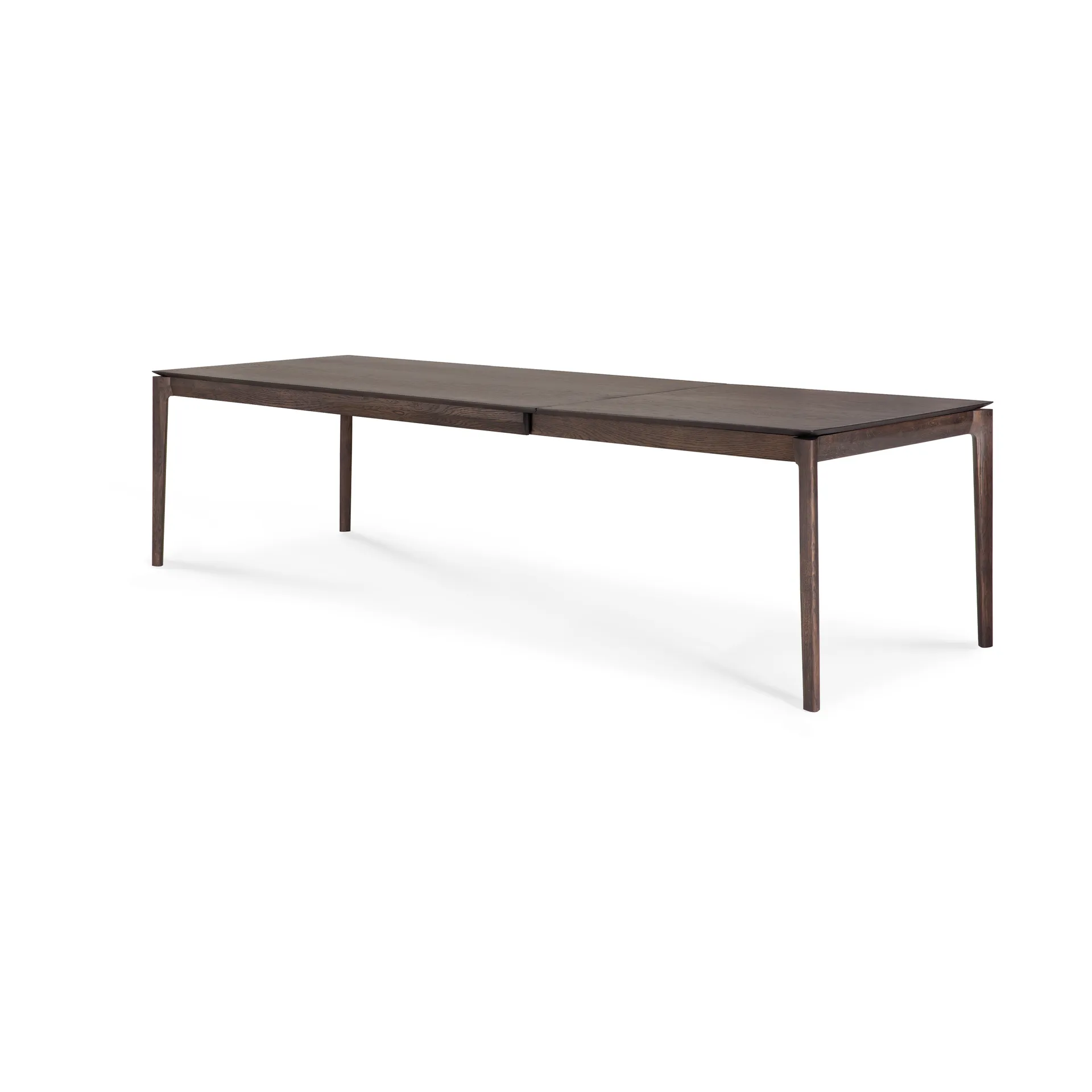 Bok utdragbart matbord, Brunlackerad ek, 100x200/300 cm Ethnicraft