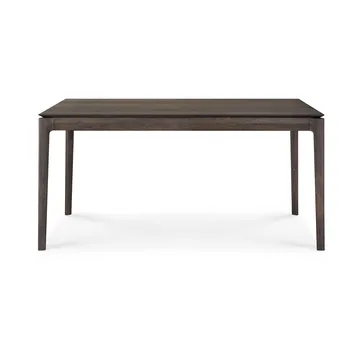 Bok utdragbart matbord - Brunlackerad ek, 90x160/240 cm - Ethnicraft