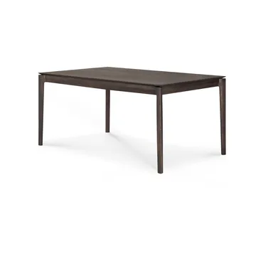 Bok utdragbart matbord - Brunlackerad ek, 90x160/240 cm - Ethnicraft