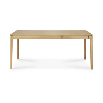 Bok utdragbart matbord - Lackerad ek, 90x120/180 cm - Ethnicraft