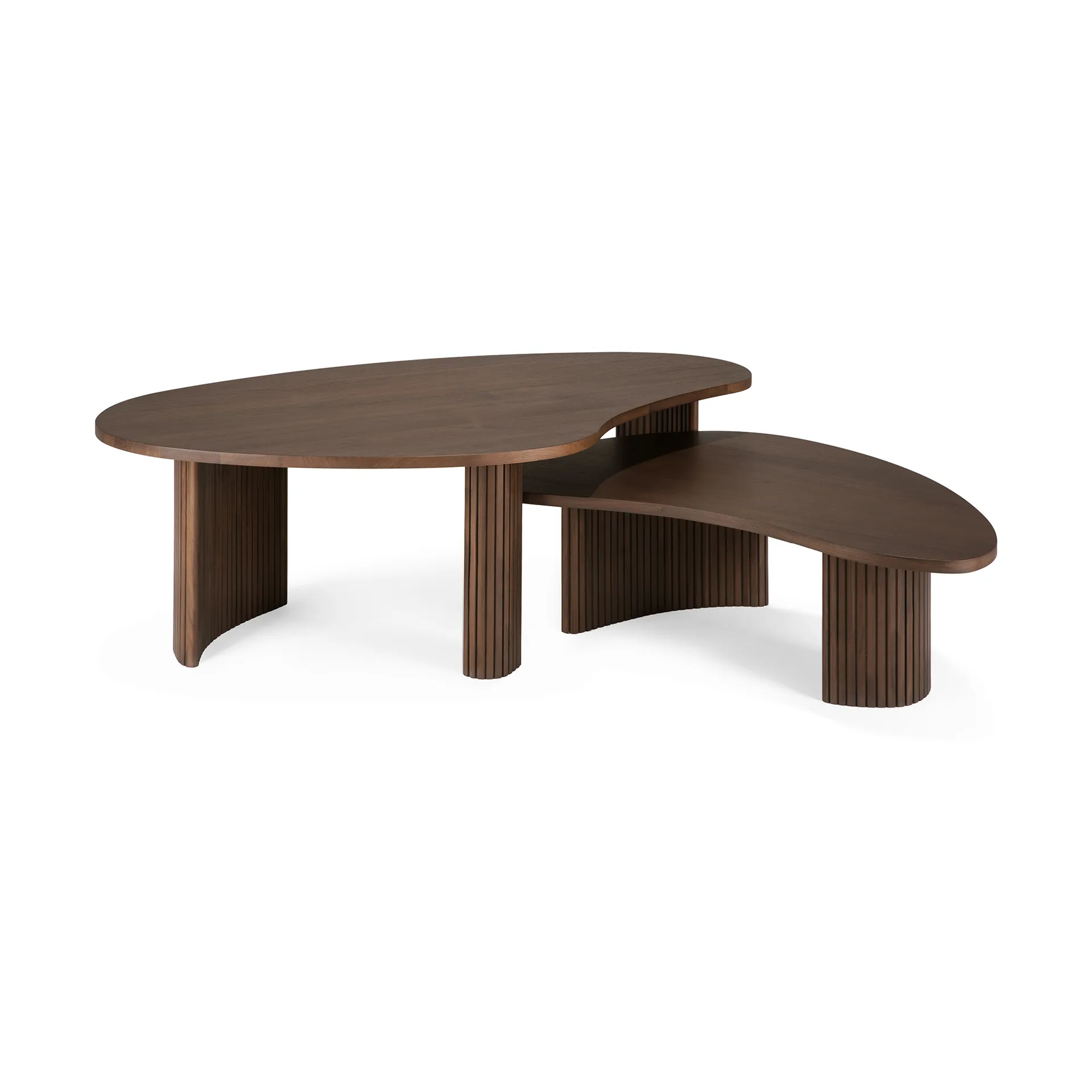 Boomerang soffbord, Teak, 126x74 cm Ethnicraft