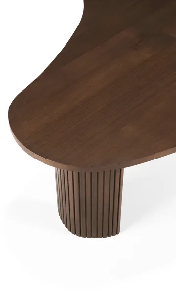 Boomerang soffbord - Teak, 126x74 cm - Ethnicraft