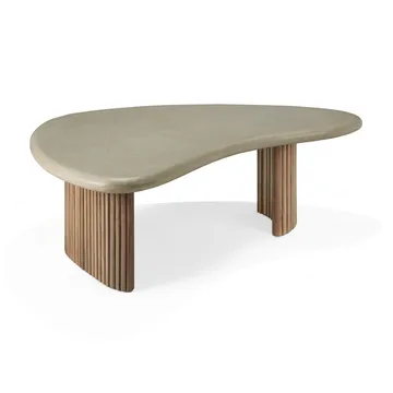 Boomerang soffbord - Teak, 90x61 cm - Ethnicraft