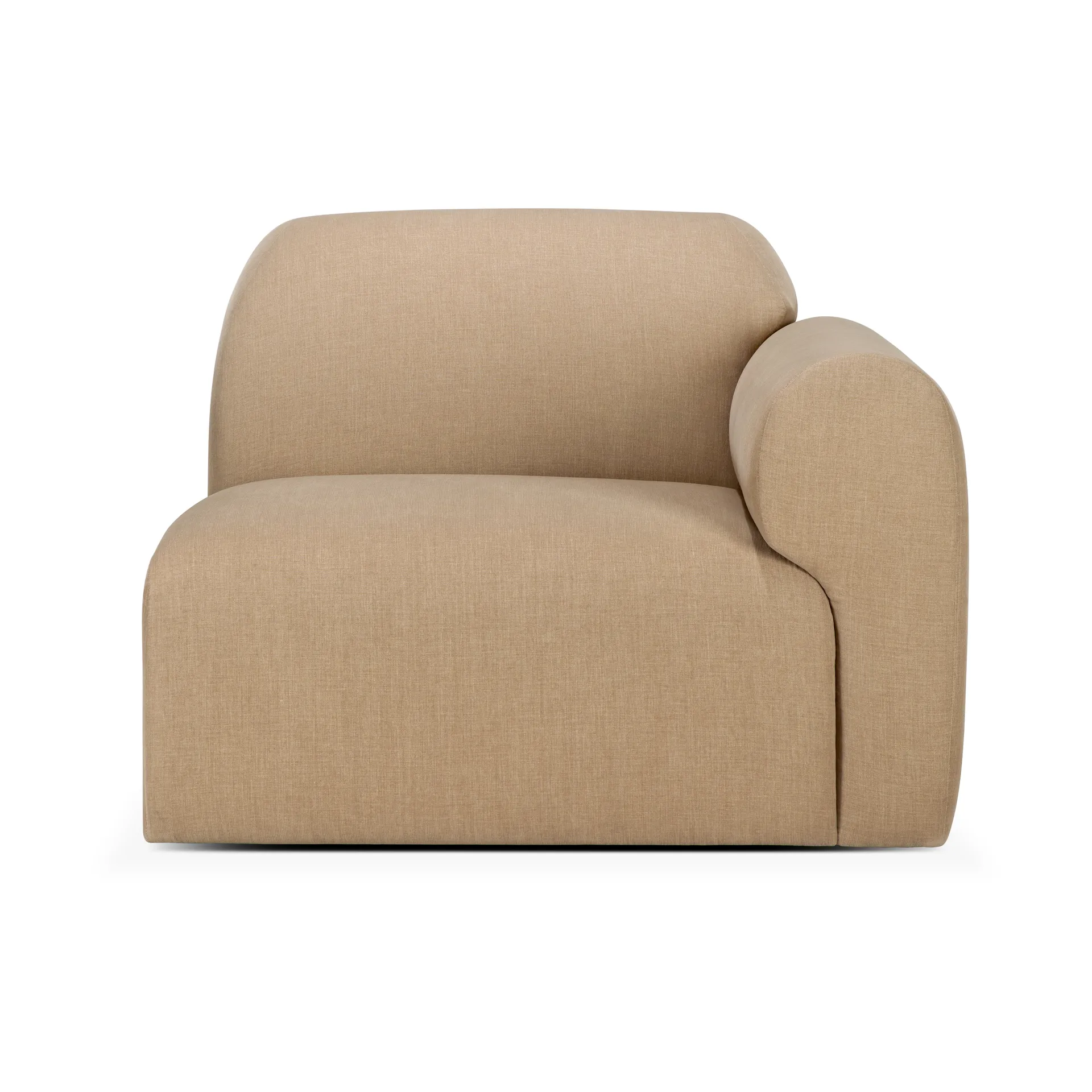 Bulky modulsoffa avslut armstöd vänster, Light sepia Ethnicraft