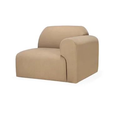 Bulky modulsoffa avslut armstöd vänster - Light sepia - Ethnicraft