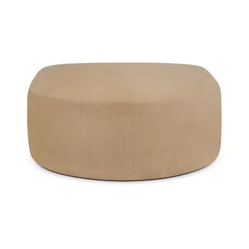 Bulky semi-circle fotpall - Light sepia - Ethnicraft