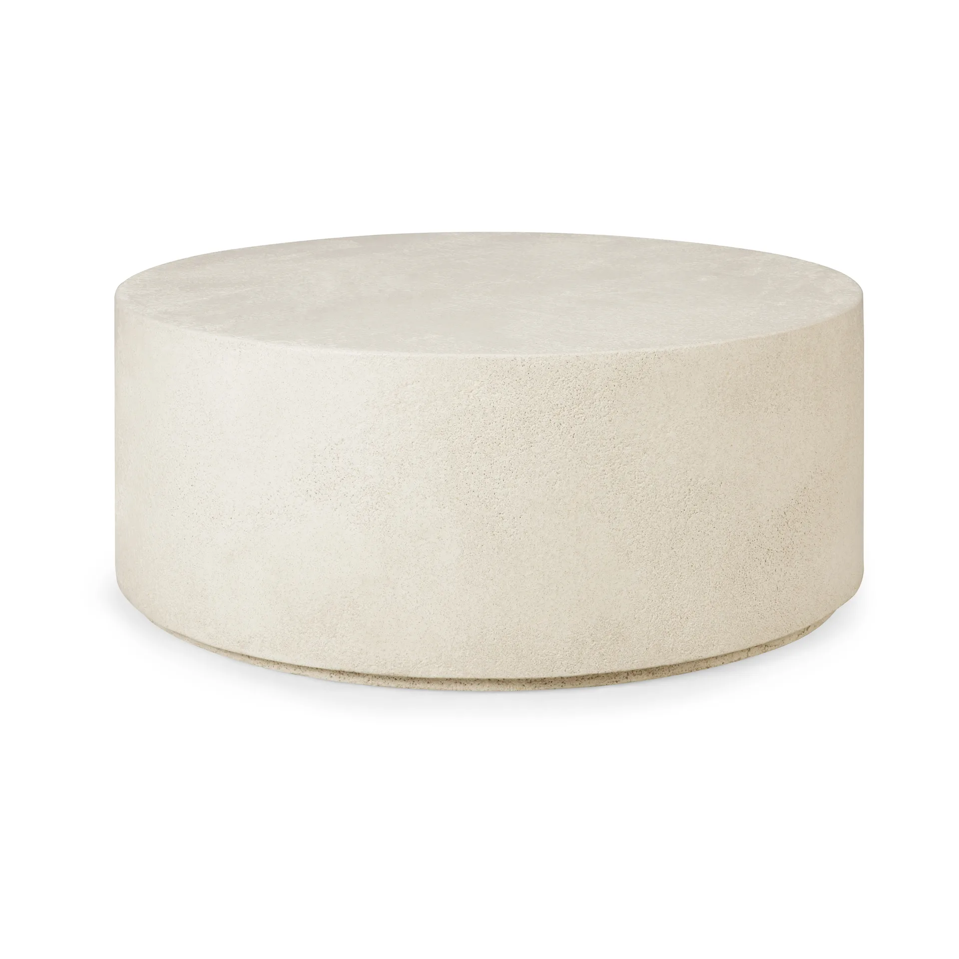 Elements soffbord, Off white, Ø80 cm Ethnicraft