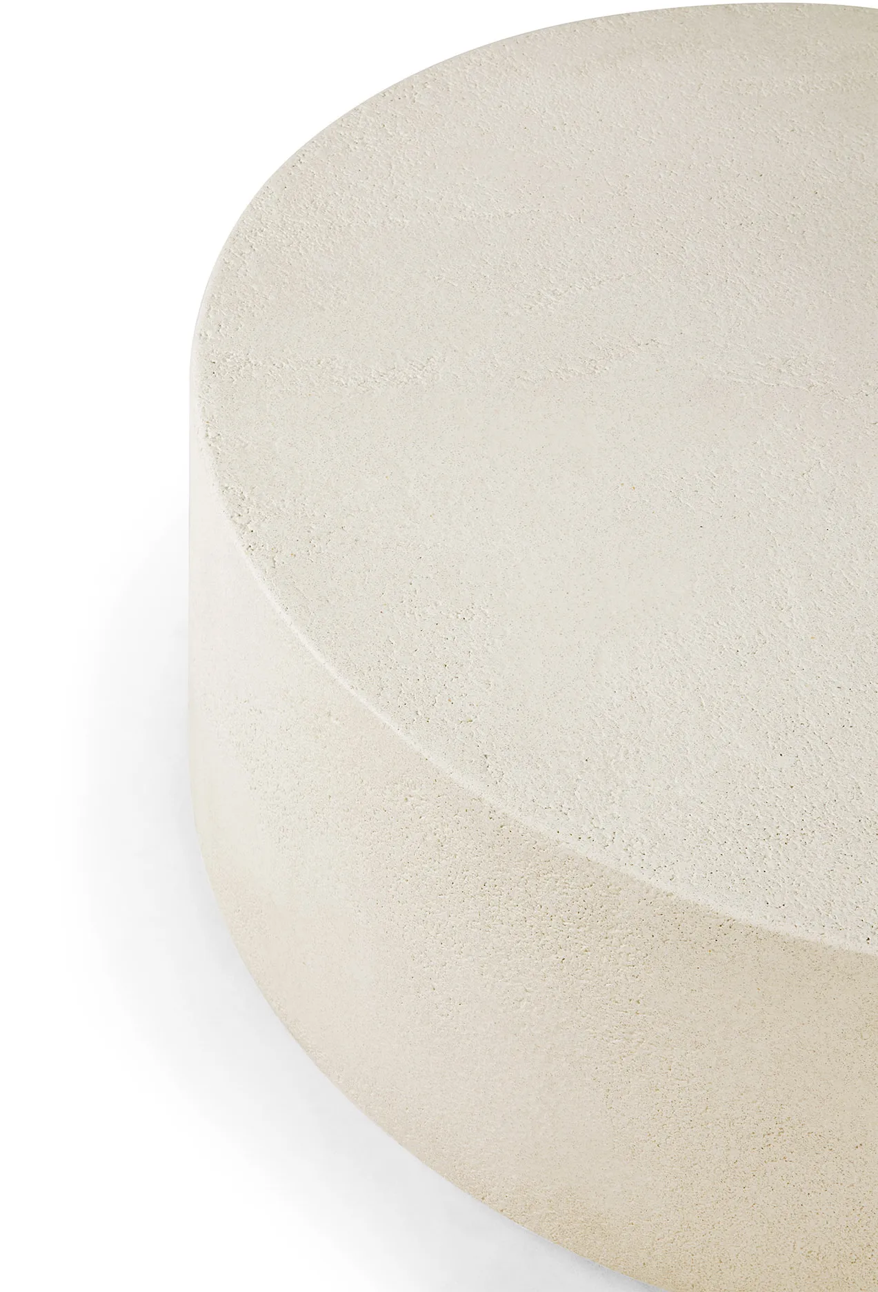 Elements soffbord, Off white, Ø80 cm Ethnicraft