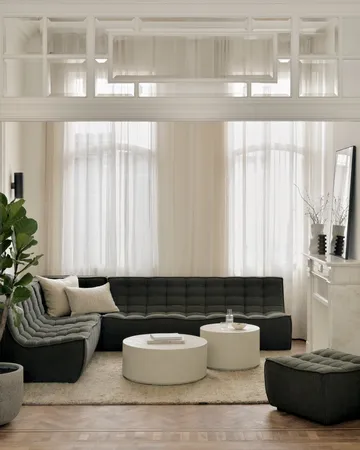 Elements soffbord - Off white, Ø80 cm - Ethnicraft