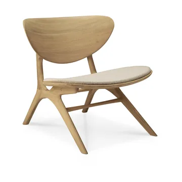 Eye loungefåtölj - Oak, off white - Ethnicraft