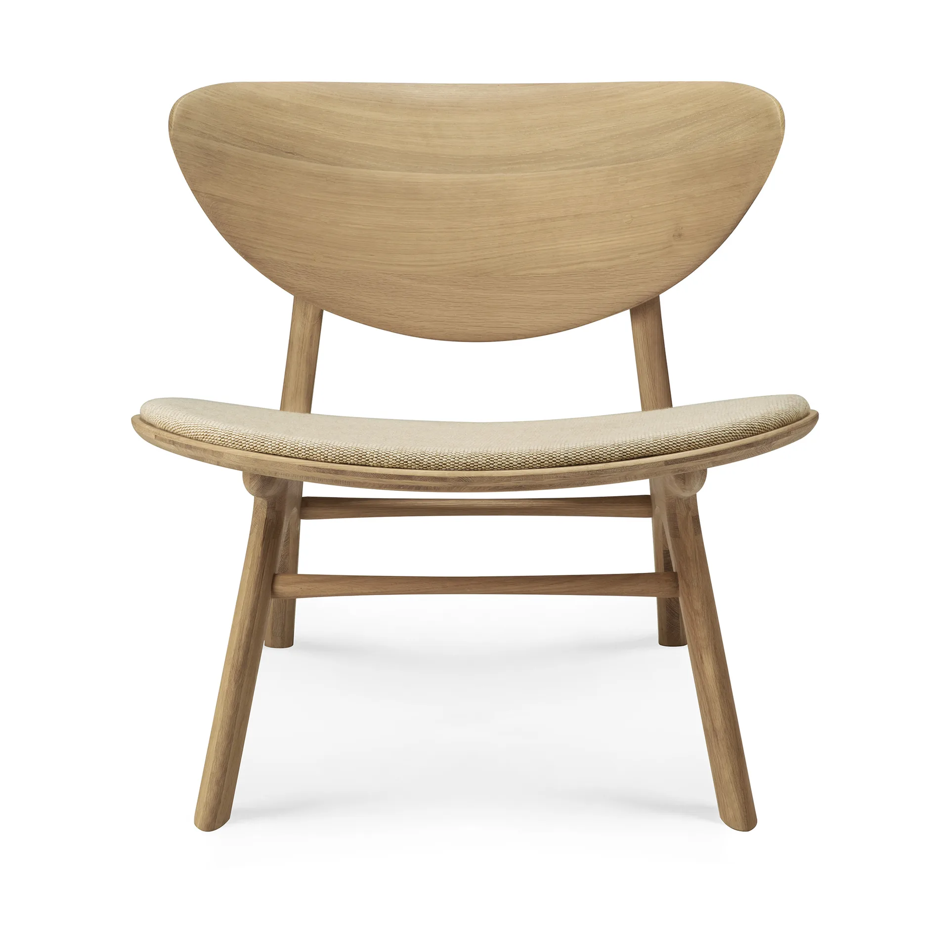 Eye loungefåtölj, Oak, off white Ethnicraft