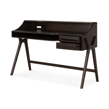 Flow skrivbord - Rose brown mahogany, 140x55 cm - Ethnicraft