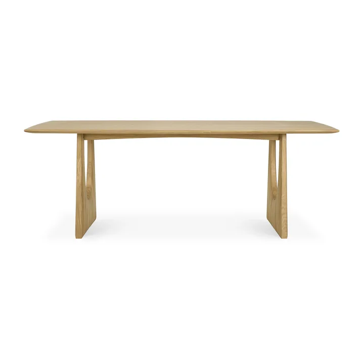 Geometric matbord - Ek 220x100 cm - Ethnicraft