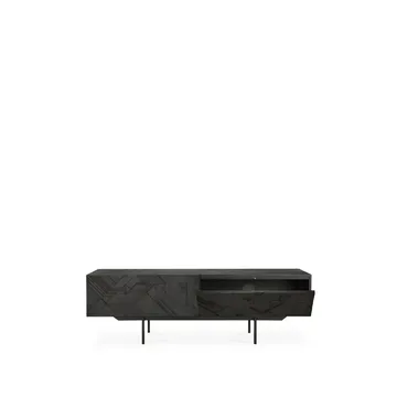 Graphic mediabänk - Black 162 cm - Ethnicraft