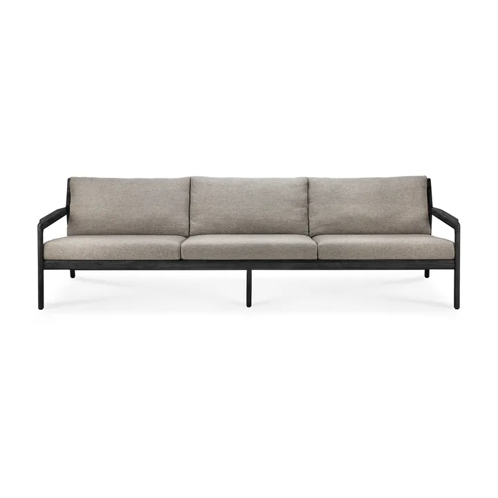 Jack outdoor 3-sits soffa svartbetsad teak - Mocha - Ethnicraft