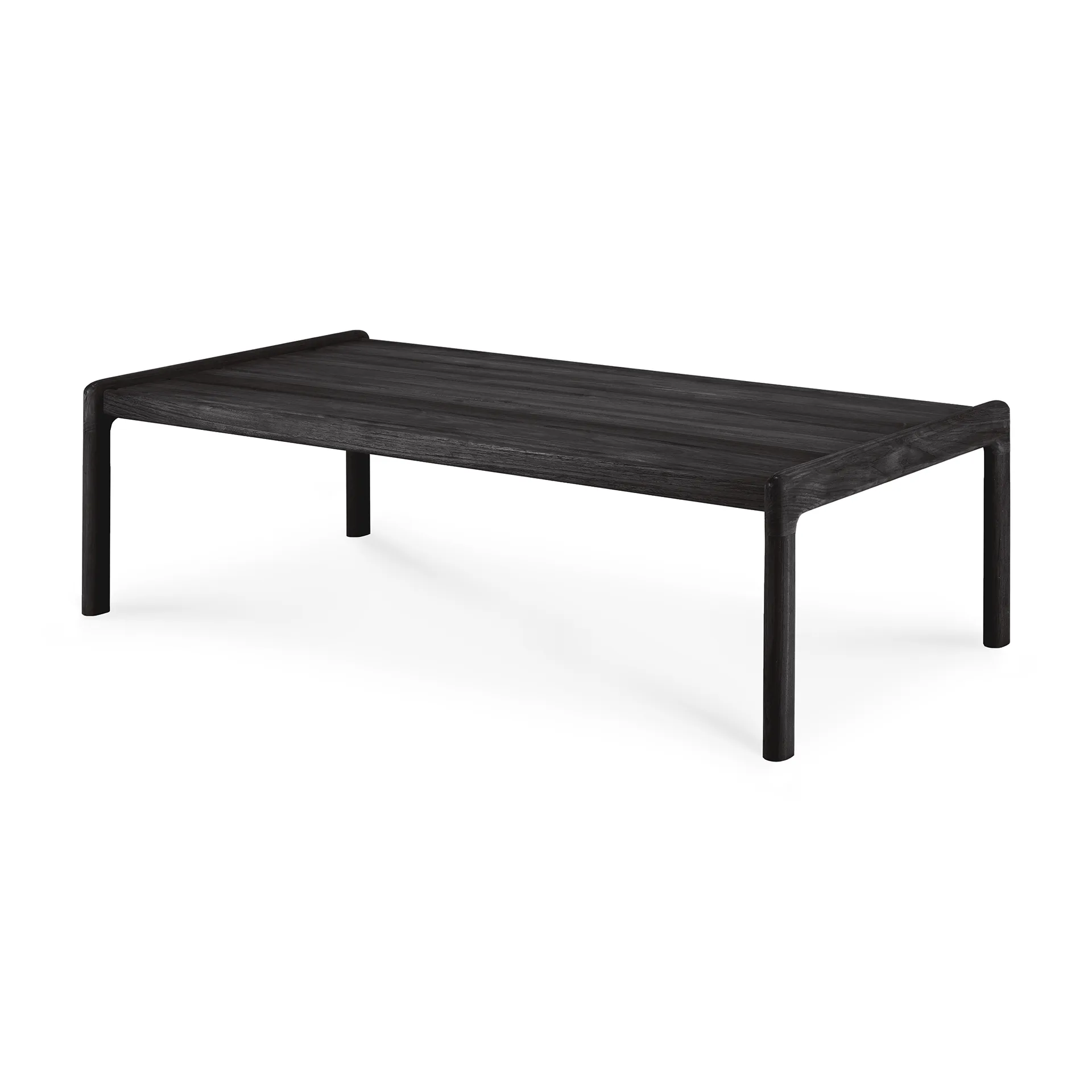 Jack outdoor soffbord svartbetsad teak, 120x65 cm Ethnicraft