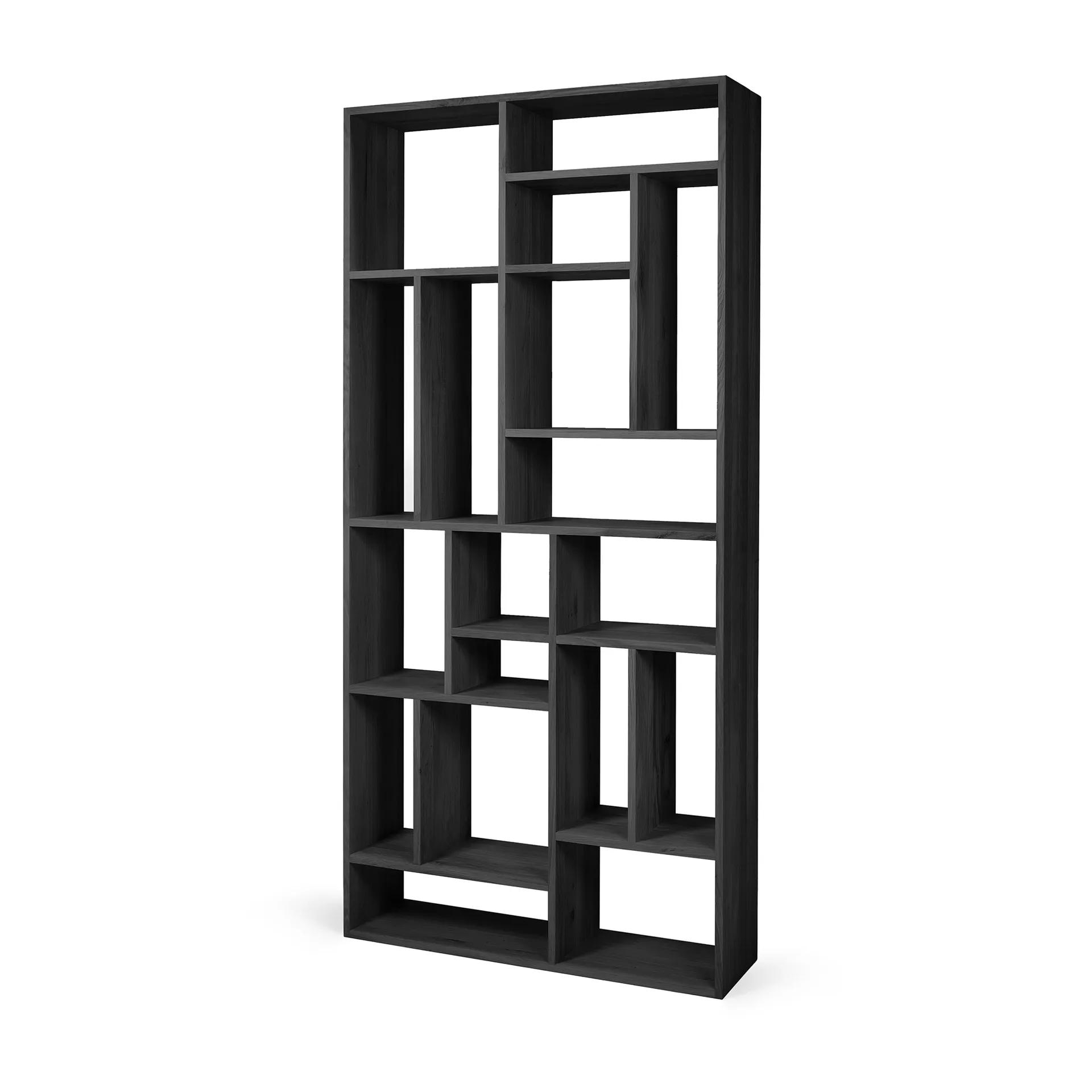 M Rack bokhylla stor, Svart ek Ethnicraft