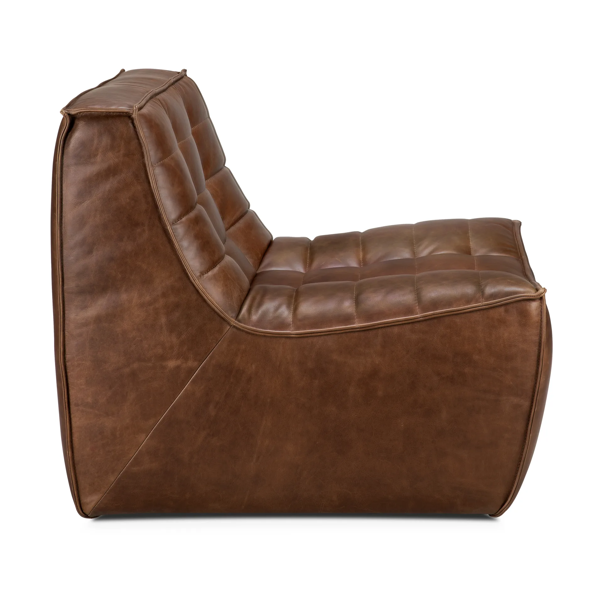 N701 fåtölj, Läder Chestnut Ethnicraft