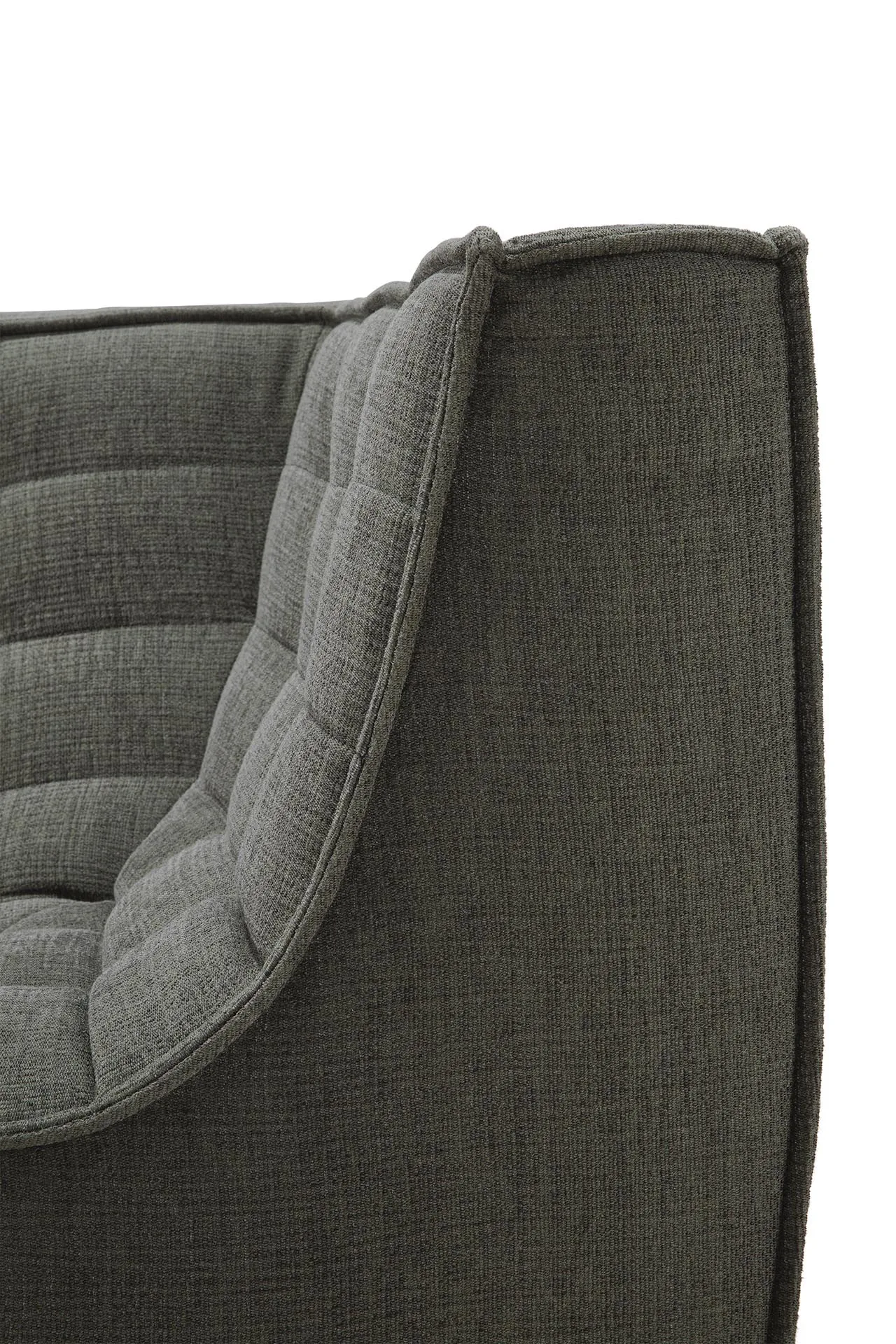 N701 hörnmodul rak, Moss Eco fabric Ethnicraft