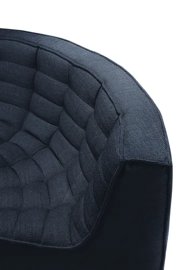 N701 hörnmodul rundad 90° - Graphite Eco - Ethnicraft