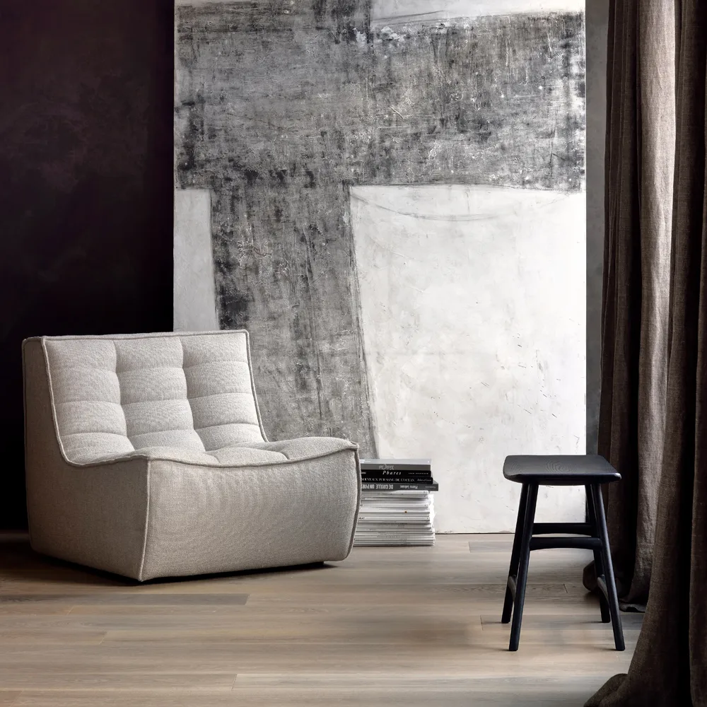 N701 soffa 2-sits, Tyg dark grey Ethnicraft