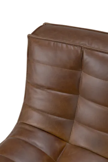 N701 soffa 3-sits - Läder Chestnut - Ethnicraft