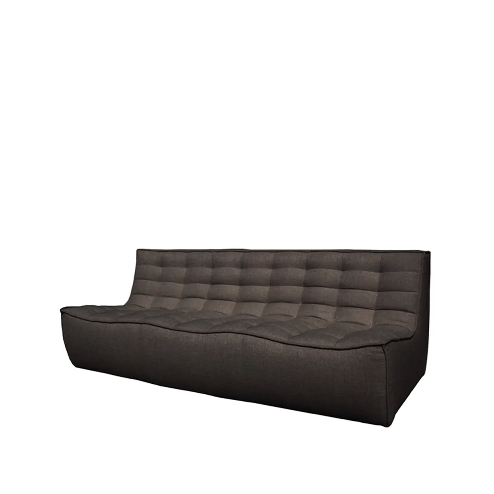 N701 soffa 3-sits, Tyg dark grey Ethnicraft