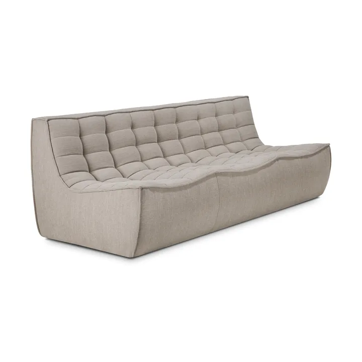 N701 soffa 3-sits - Tyg Ecru beige - Ethnicraft