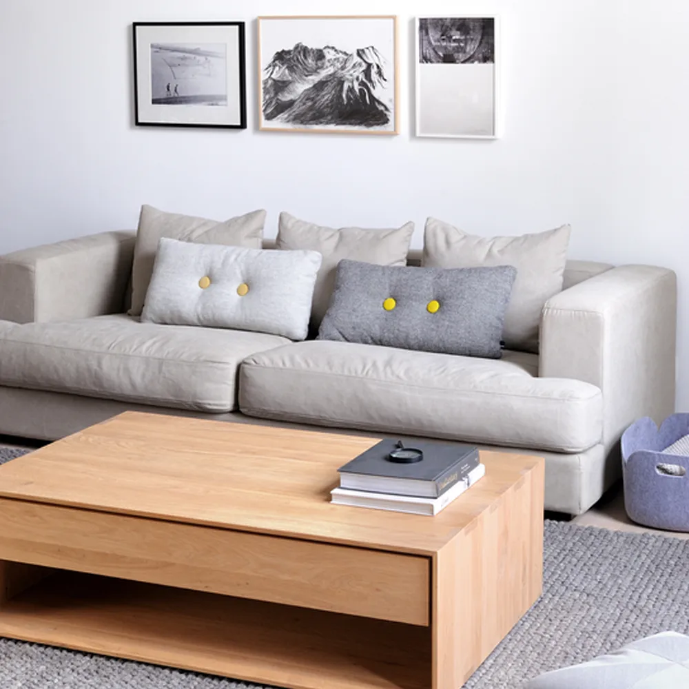 Nordic soffbord, Vaxoljad ek 1 låda 120x70 cm Ethnicraft