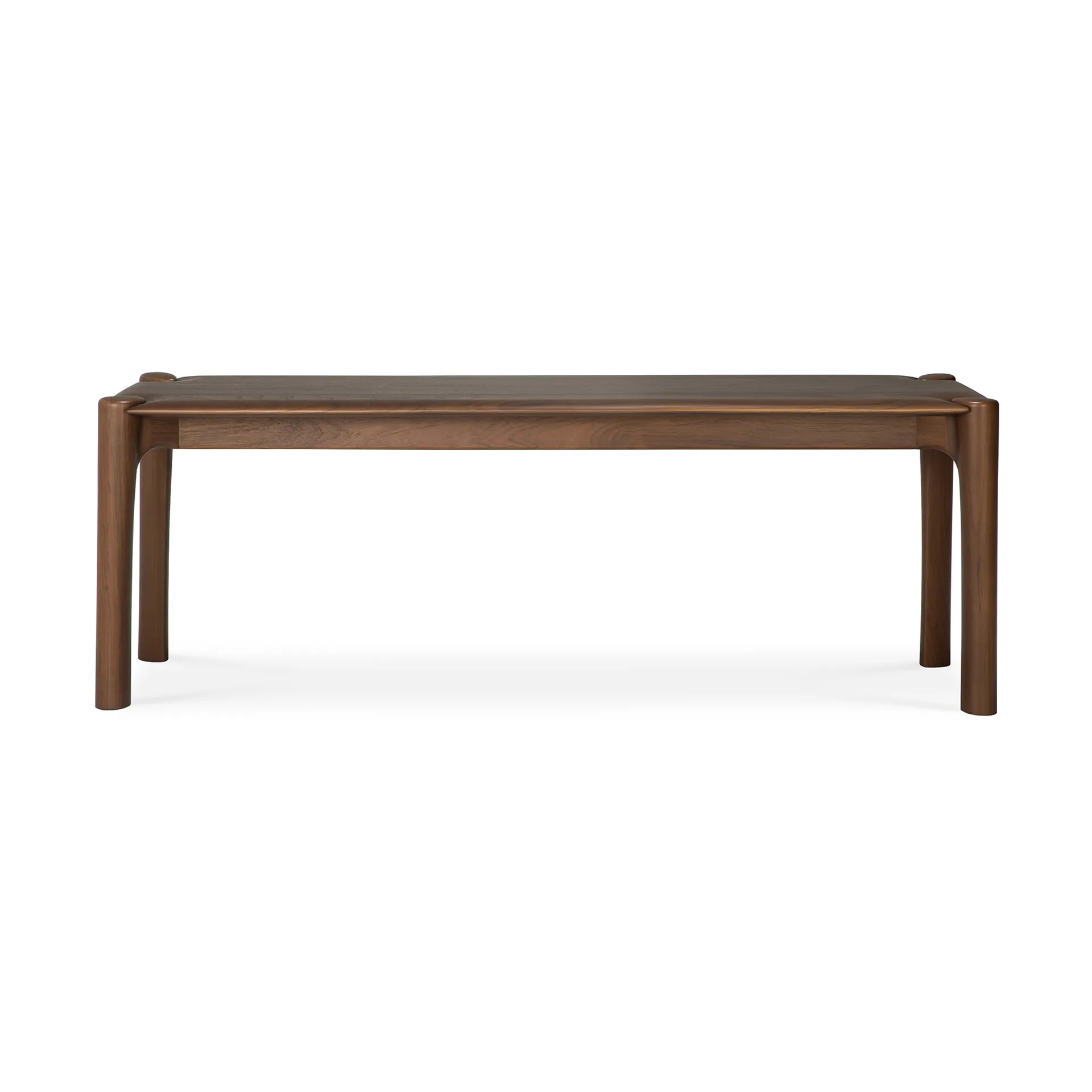 PI bänk 126x35 cm, Lackad teak brown Ethnicraft
