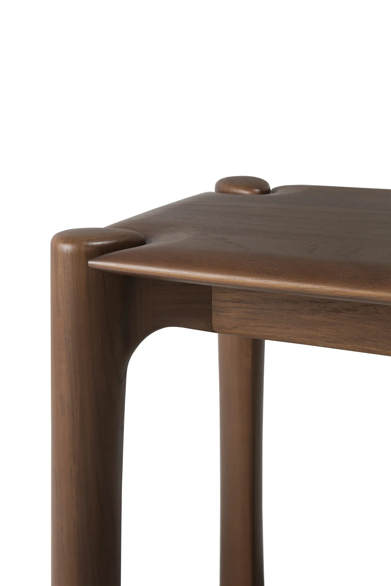 PI bänk 126x35 cm, Lackad teak brown Ethnicraft