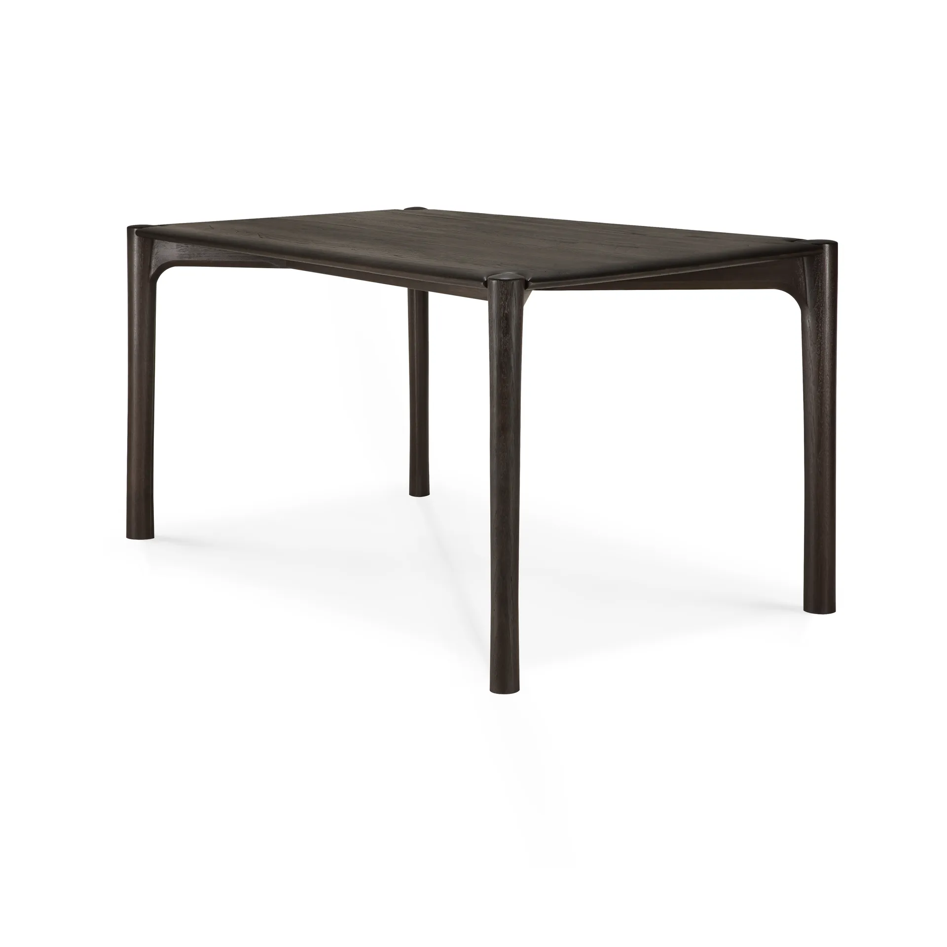 PI matbord, Dark brown teak, 140x80 cm Ethnicraft