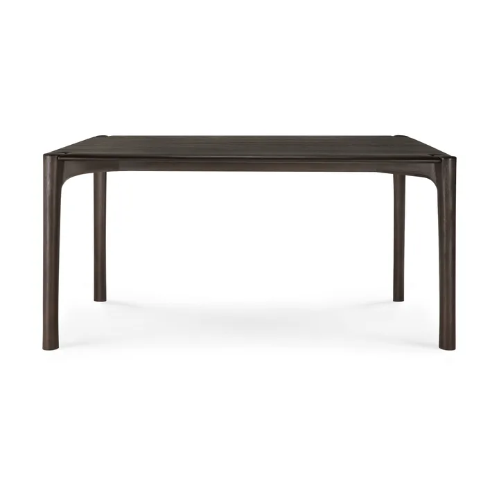 PI matbord - Dark brown teak, 160x80 cm - Ethnicraft