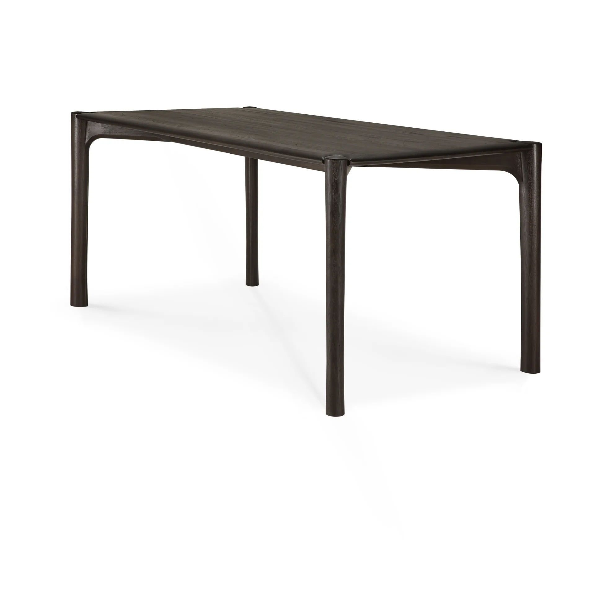 PI matbord, Dark brown teak, 160x80 cm Ethnicraft