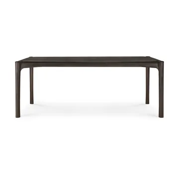PI matbord - Dark brown teak, 200x95 cm - Ethnicraft